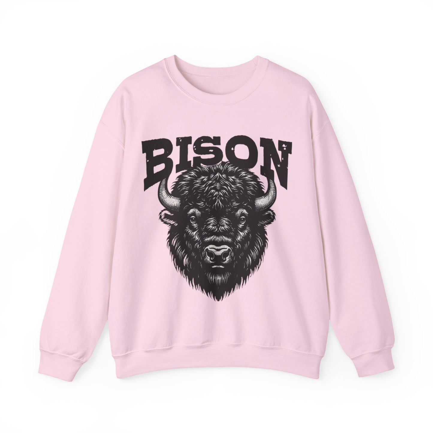 Bedford Bison CREWNECK Sweatshirt Parents Grandparents, Softball Game Day Crew Neck, Sports Fan Apparel, Team Spirit