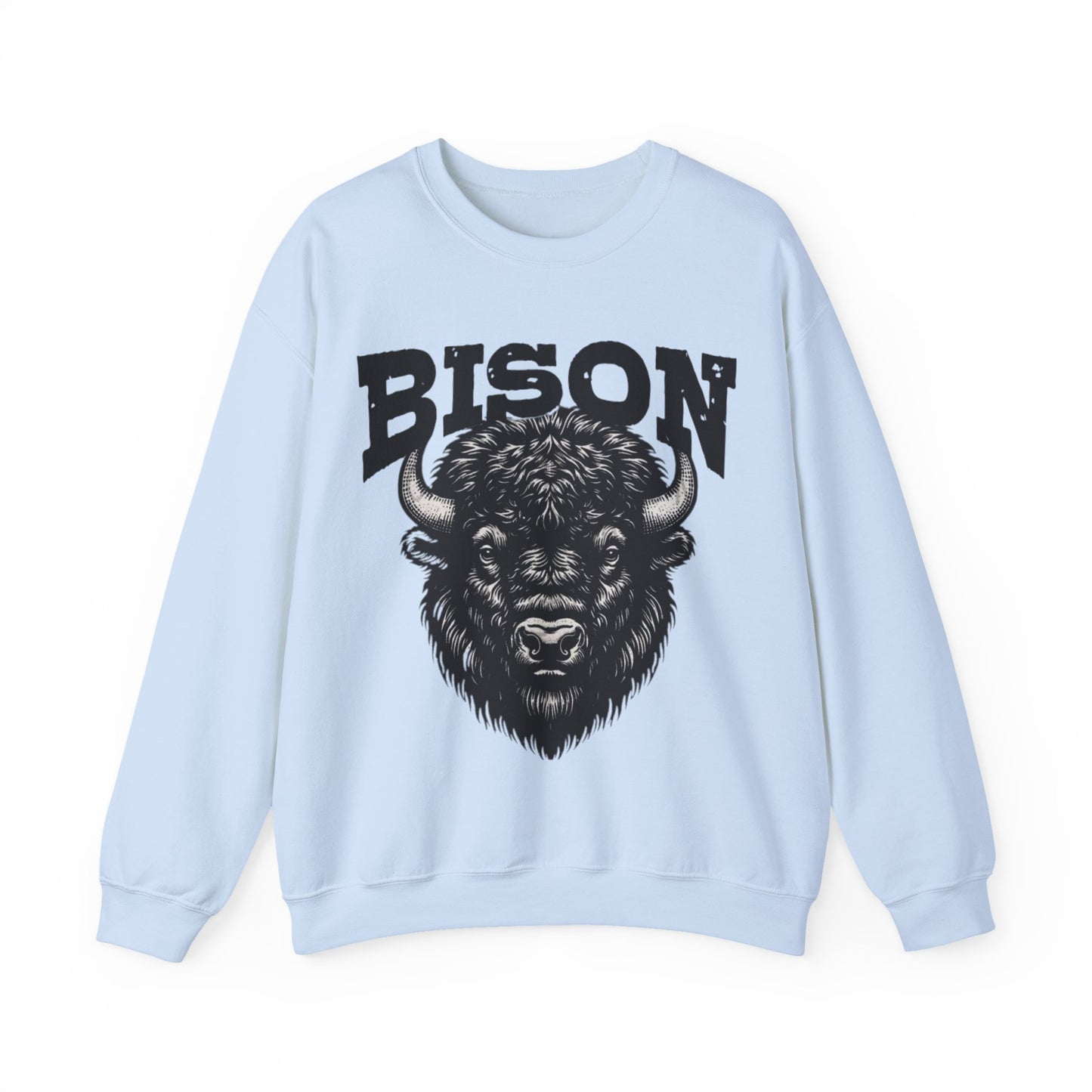 Bedford Bison CREWNECK Sweatshirt Parents Grandparents, Softball Game Day Crew Neck, Sports Fan Apparel, Team Spirit