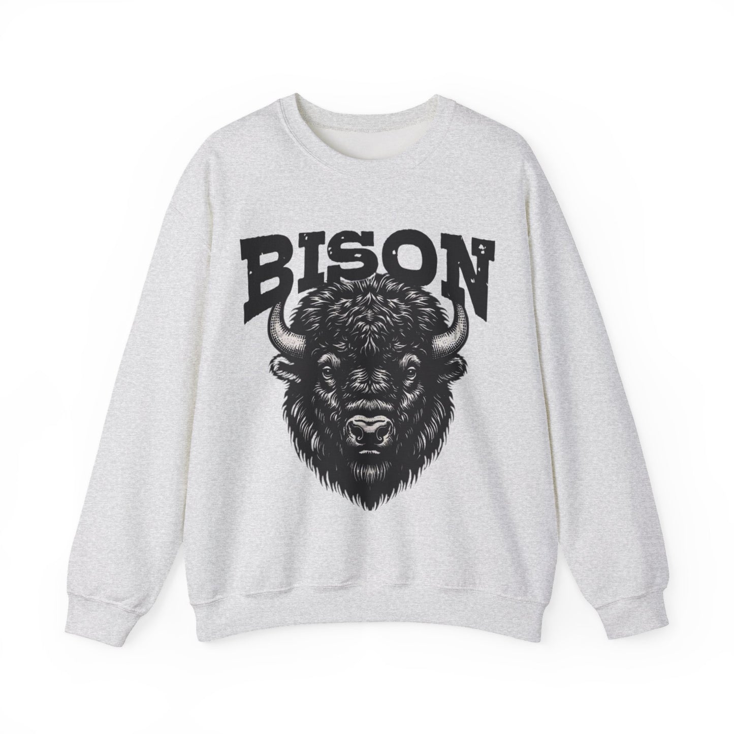 Bedford Bison CREWNECK Sweatshirt Parents Grandparents, Softball Game Day Crew Neck, Sports Fan Apparel, Team Spirit