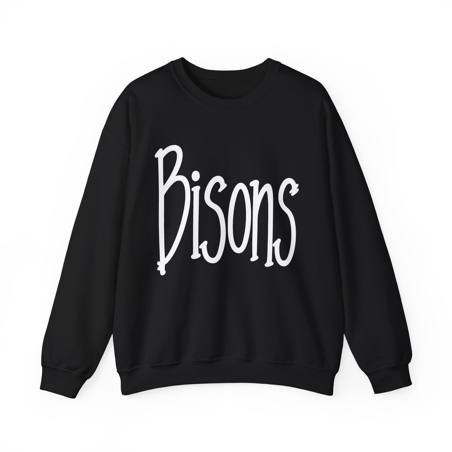 Bedford Bison CREWNECK Sweatshirt Parents Grandparents, Softball Game Day Crew Neck, Sports Fan Apparel, Team Spirit
