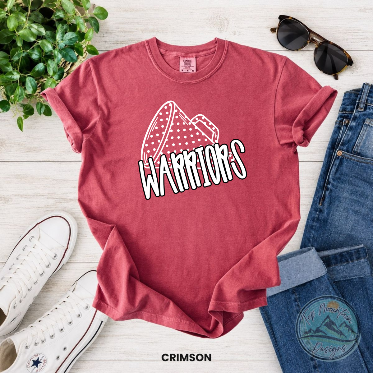 Warriors Cheer Polka Dot