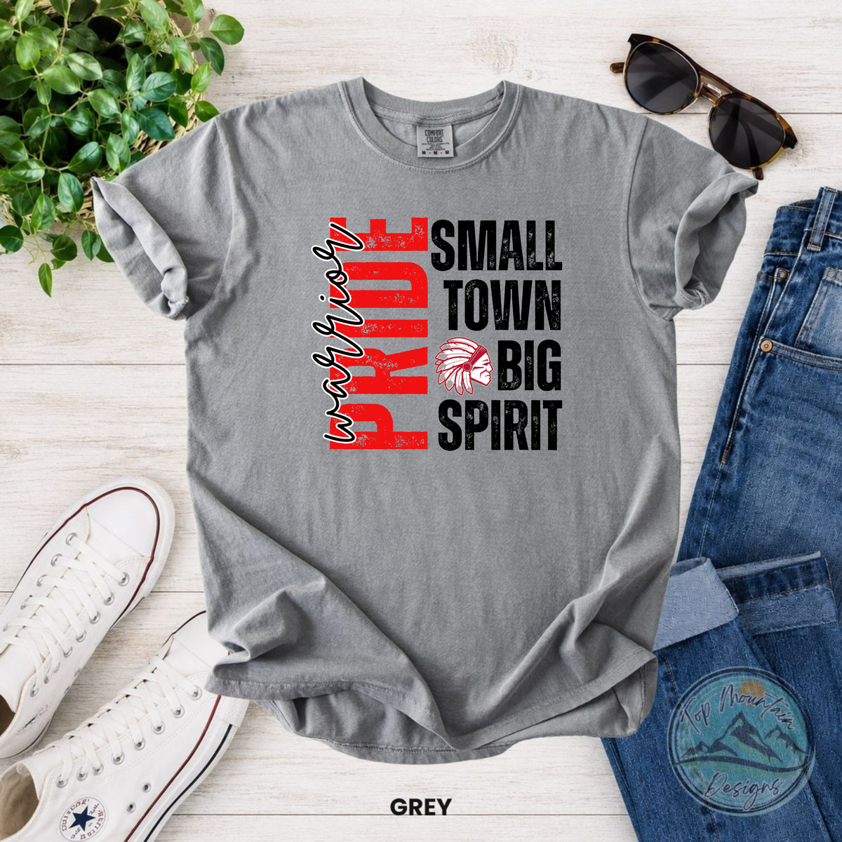 Small Town Big Spirit Warrior Pride