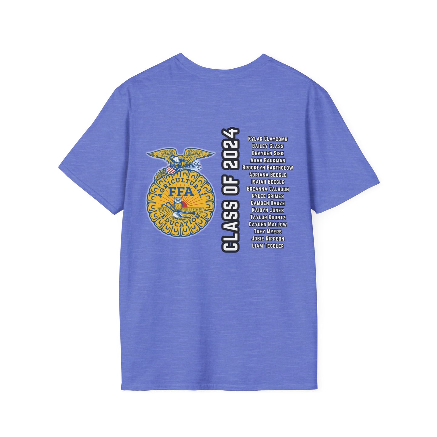 BEDFORD FFA Class of 2024 with Front & Back Design