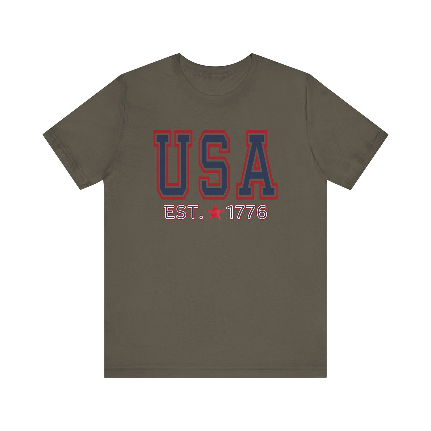 USA Fourth of July T-Shirt, Memorial Day Shirt, Land of the free TShirt, Independence Day Tee