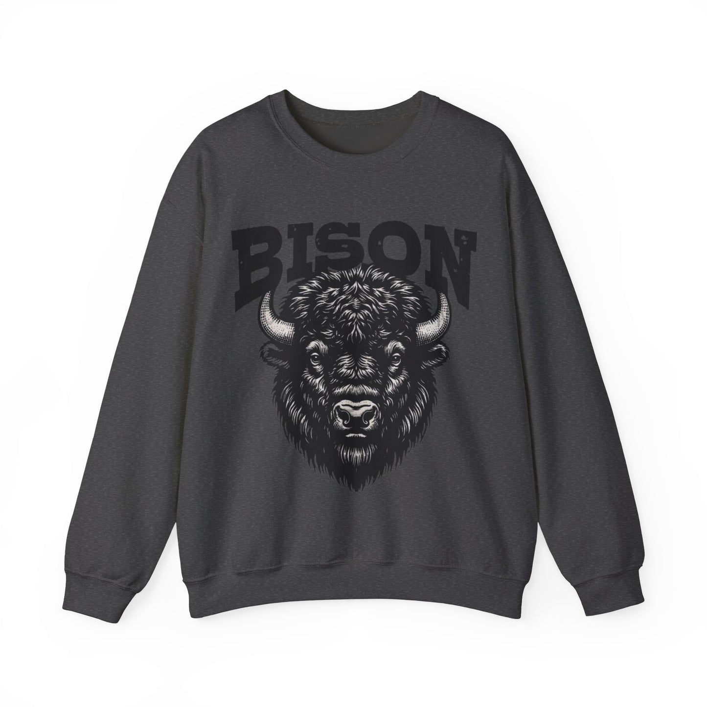 Bedford Bison CREWNECK Sweatshirt Parents Grandparents, Softball Game Day Crew Neck, Sports Fan Apparel, Team Spirit