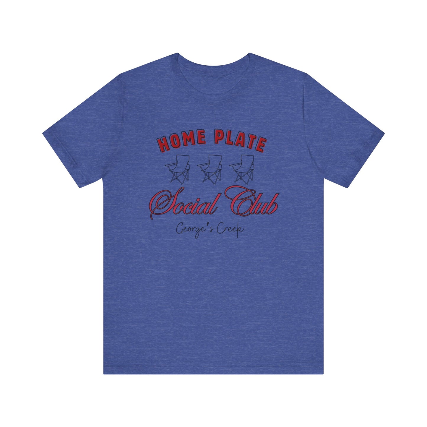 George's Creek Home Plate Baseball Social Club T-Shirt, Sideline Social Club Tee, George's Creek TShirt