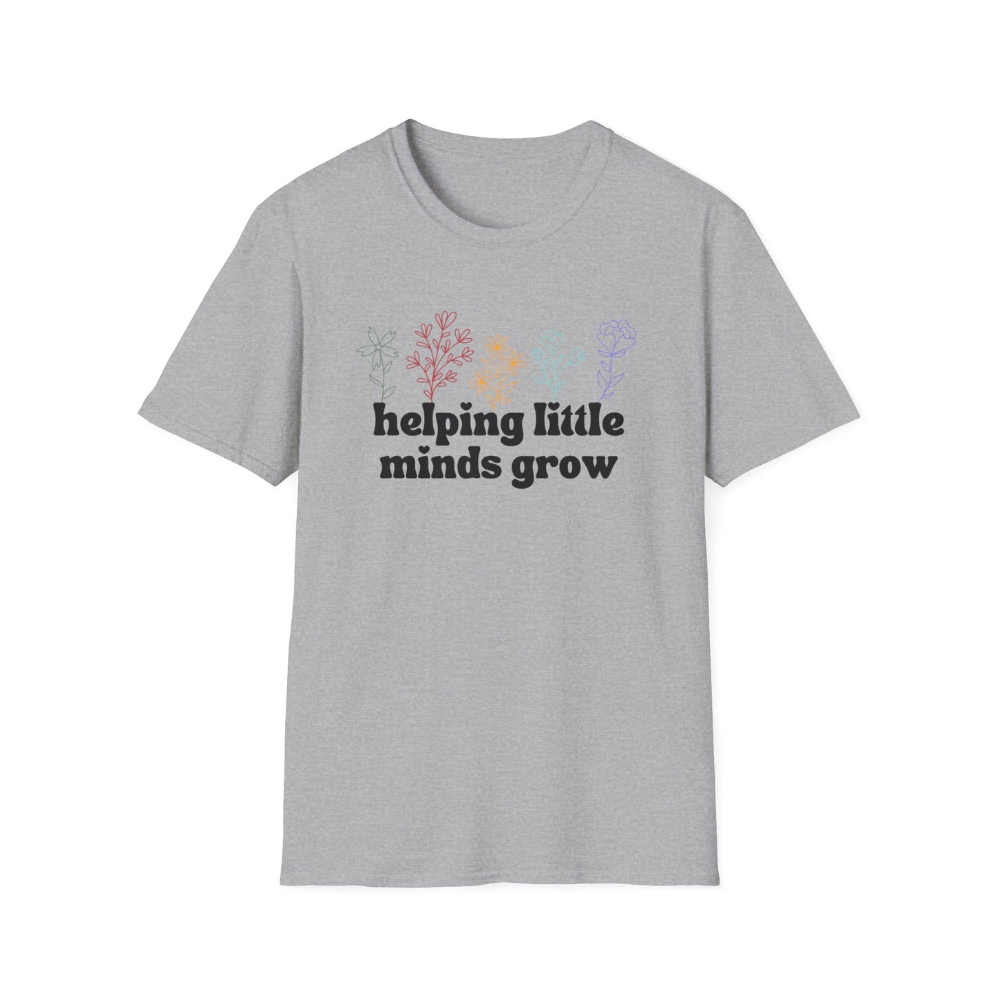 Teacher shirt Helping Little Minds, Cute Flower Teacher Shirt, Teacher Day Shirt, Teacher Team Shirts, Teacher gift with flowers