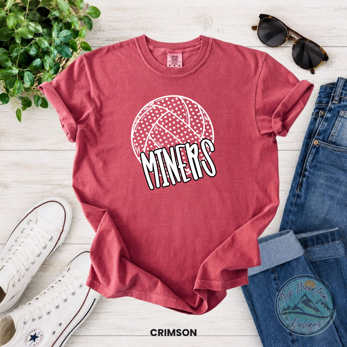 Miners Volleyball Polka Dot