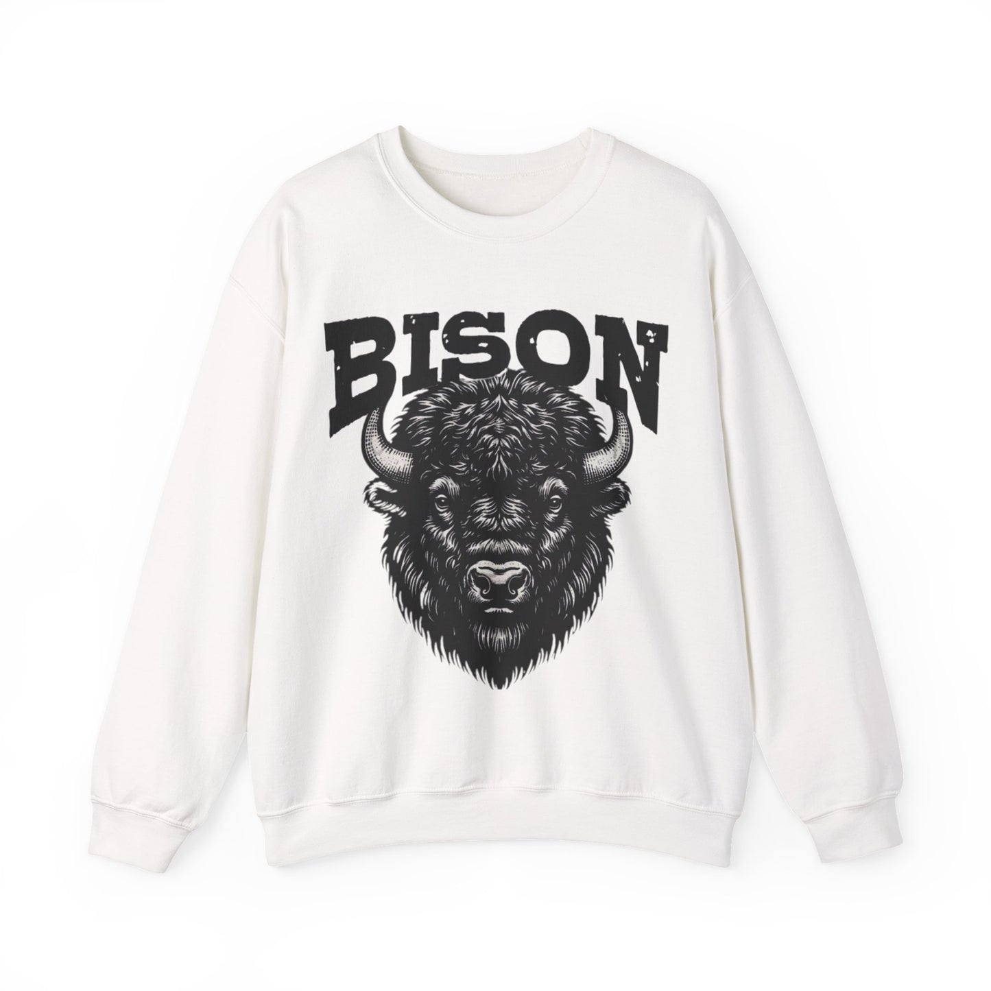 Bedford Bison CREWNECK Sweatshirt Parents Grandparents, Softball Game Day Crew Neck, Sports Fan Apparel, Team Spirit