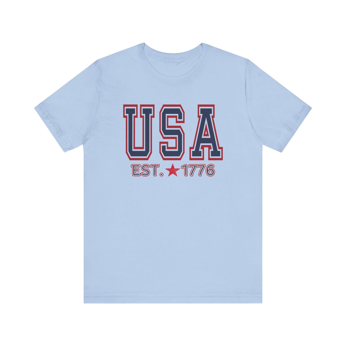 USA Fourth of July T-Shirt, Memorial Day Shirt, Land of the free TShirt, Independence Day Tee