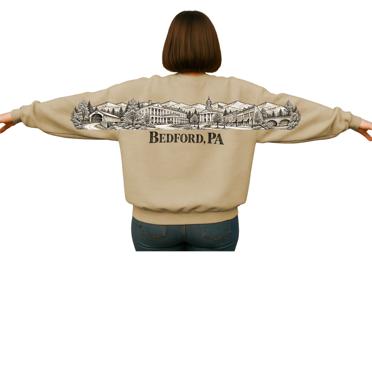 Bedford Landscape Crew Neck Sweatshirt