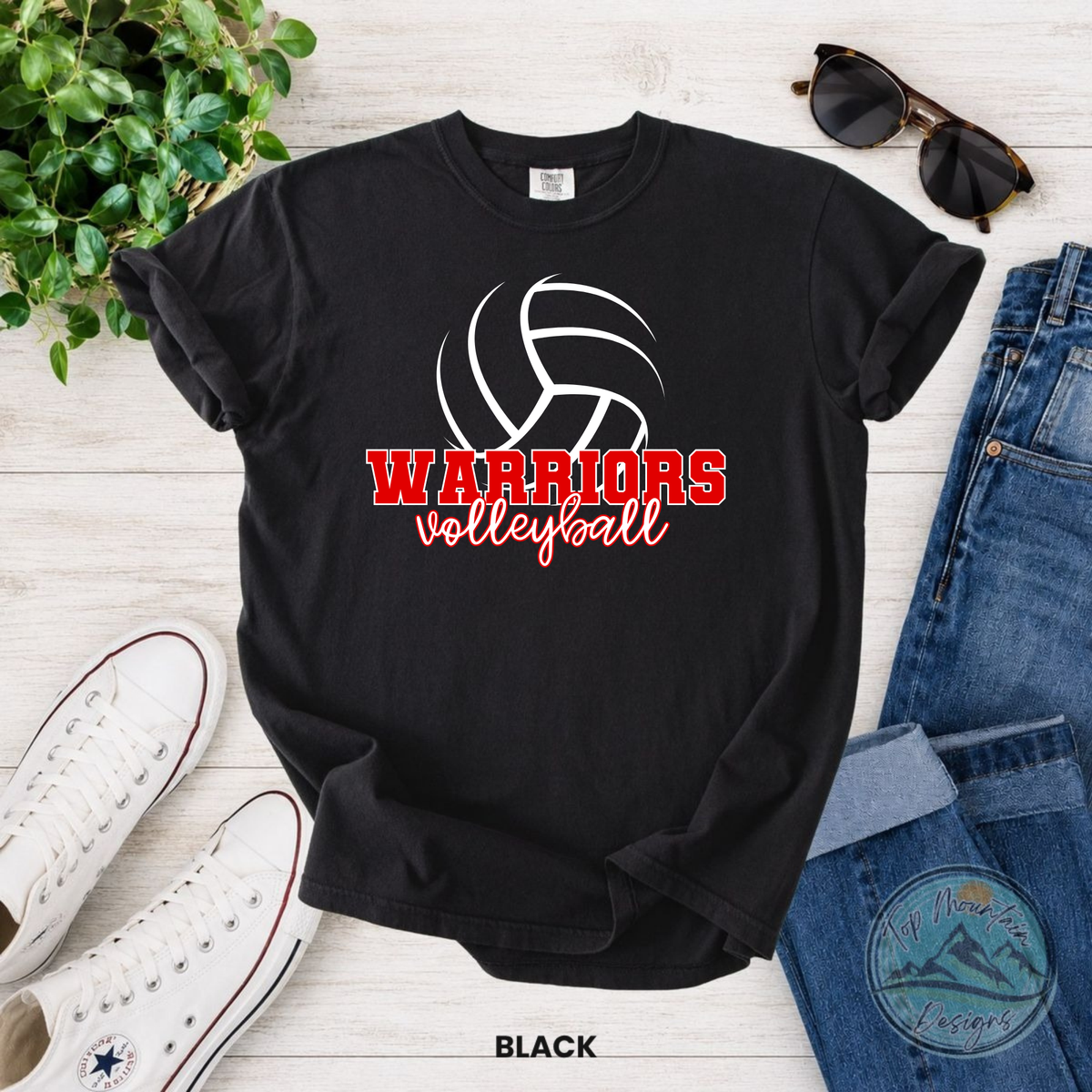 Warriors Volleyball T-Shirt