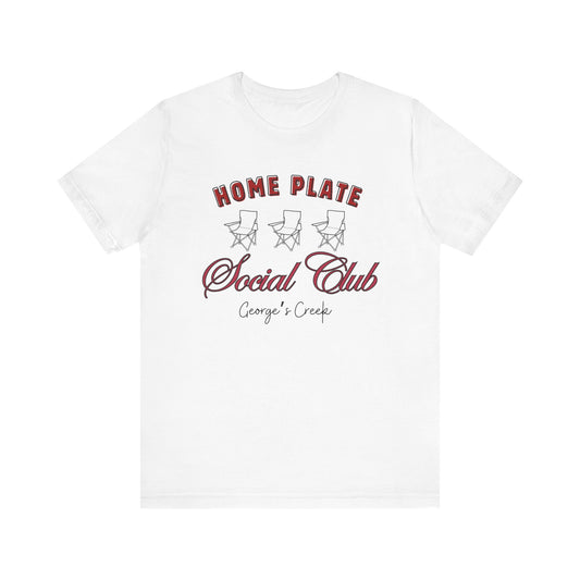 George's Creek Home Plate Baseball Social Club T-Shirt, Sideline Social Club Tee, George's Creek TShirt