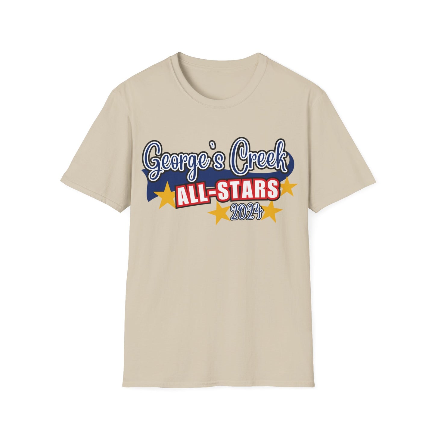 George's Creek Baseball Custom ALL STARS T-Shirt (Front ONLY)