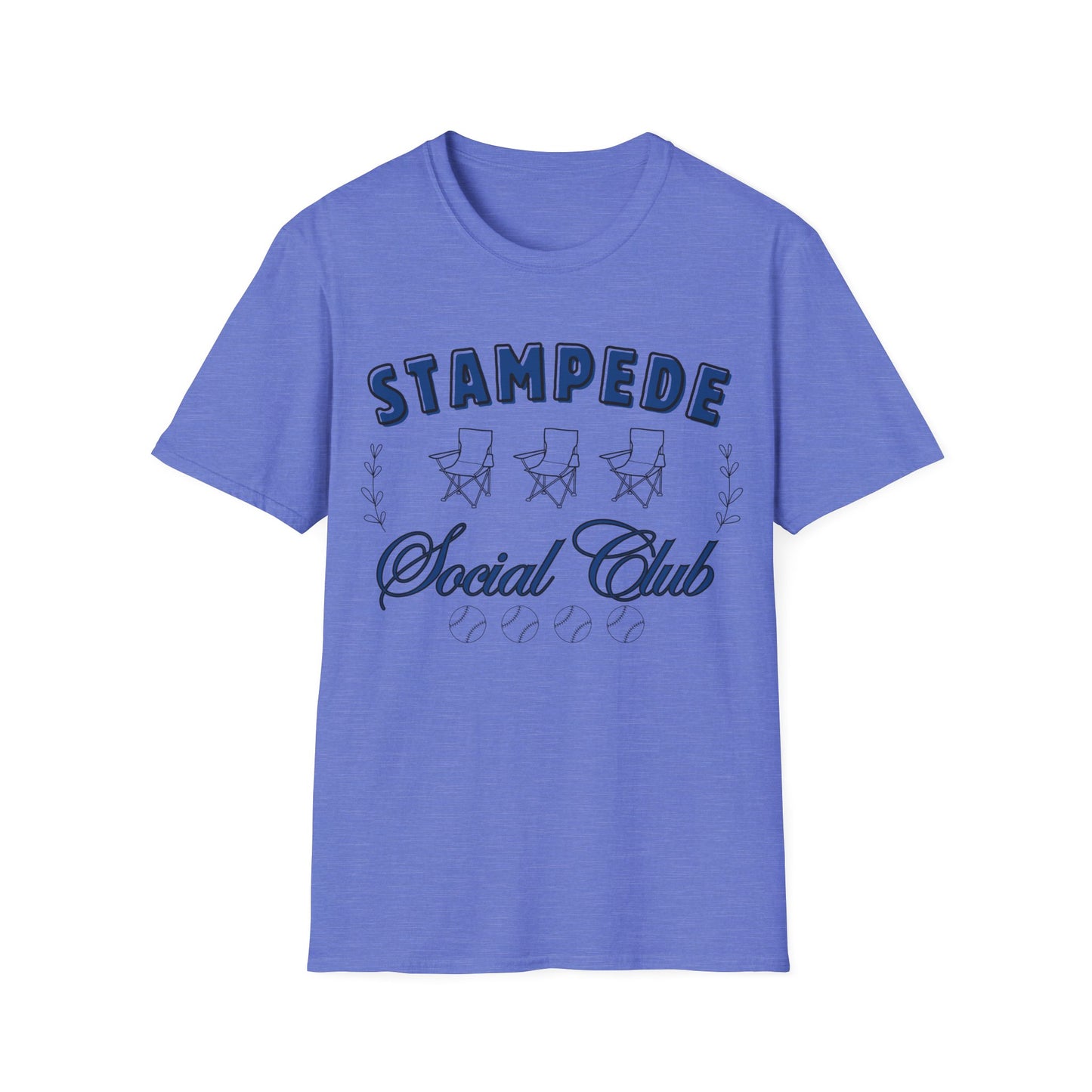 Bedford Stampede Softball Unisex Softstyle T-Shirt