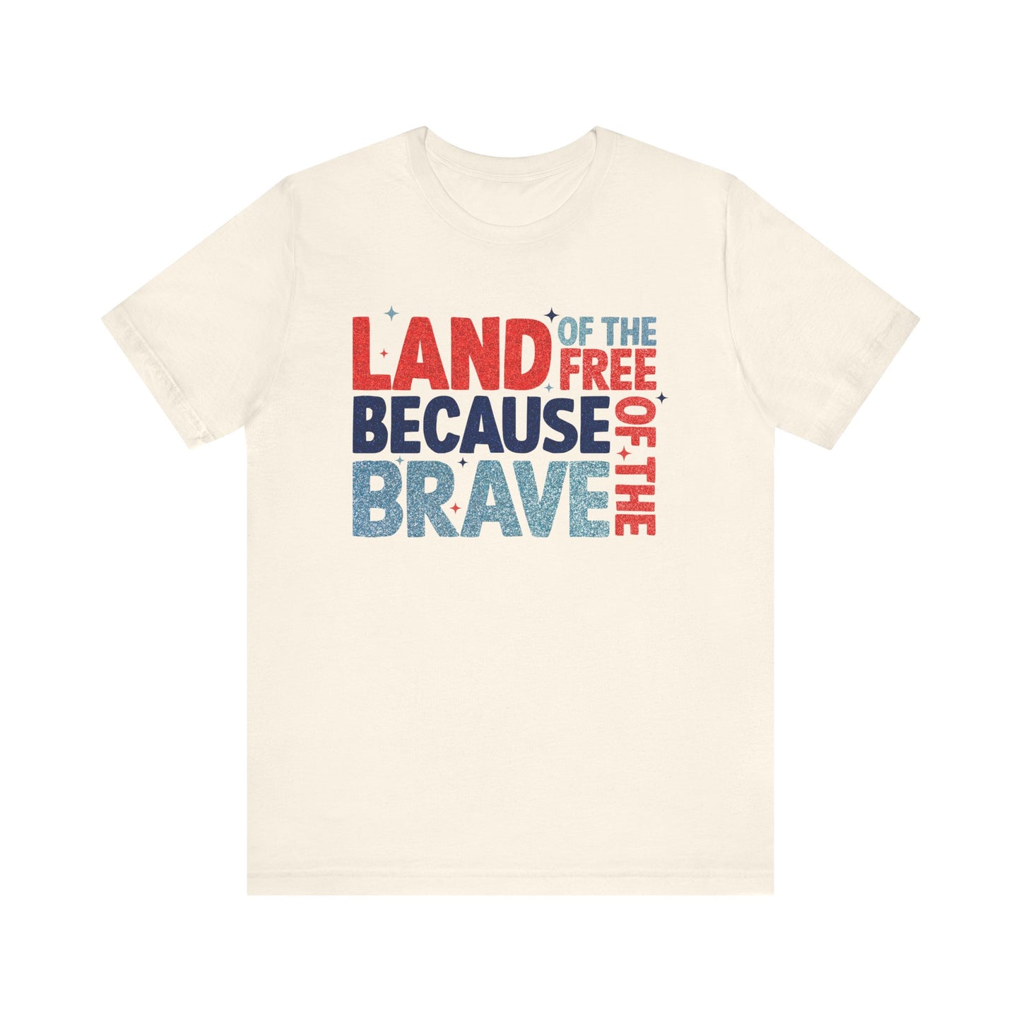 Fourth of July T-Shirt, Memorial Day Shirt, Land of the free TShirt, Independence Day Tee