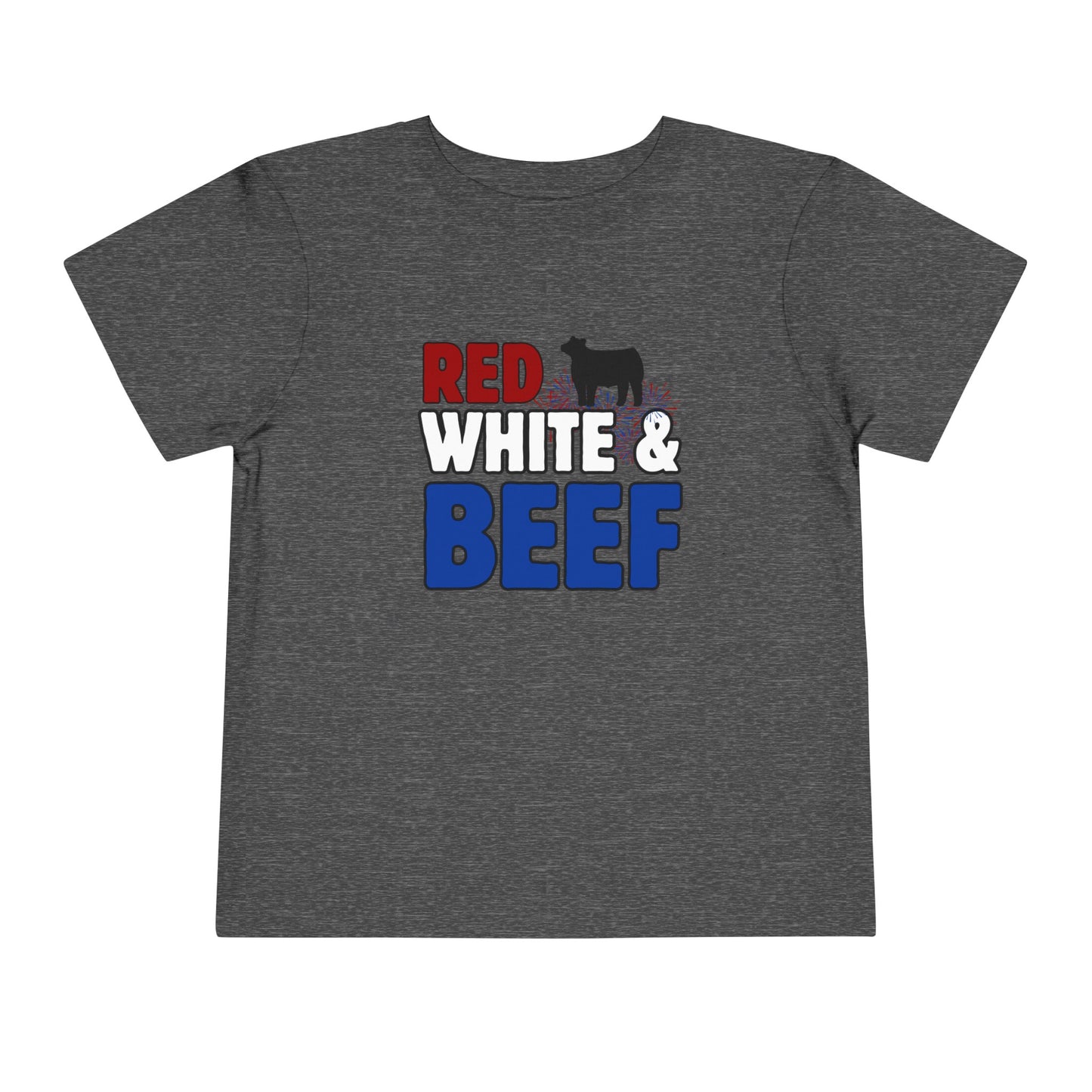 RED, WHITE & BEEF Toddler Short Sleeve Tee