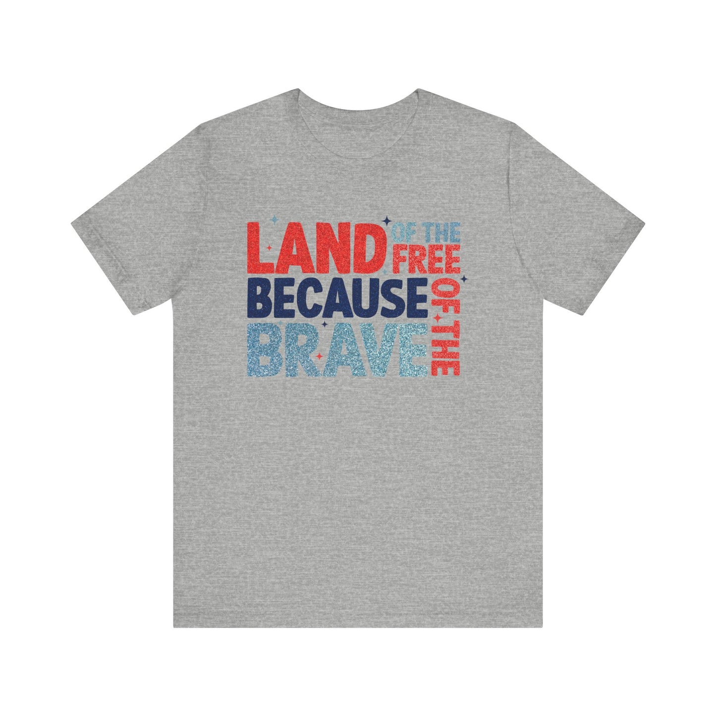 Fourth of July T-Shirt, Memorial Day Shirt, Land of the free TShirt, Independence Day Tee