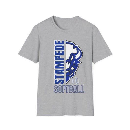 Bedford Stampede Softball Unisex Softstyle T-Shirt