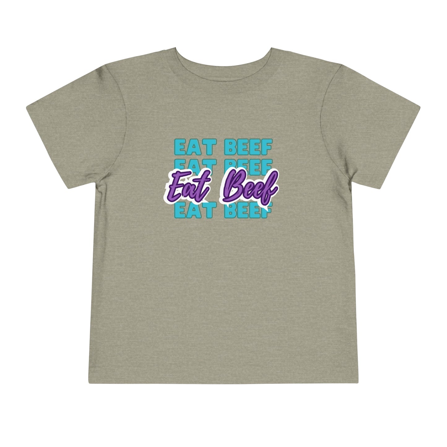 EAT BEEF Toddler Short Sleeve Tee