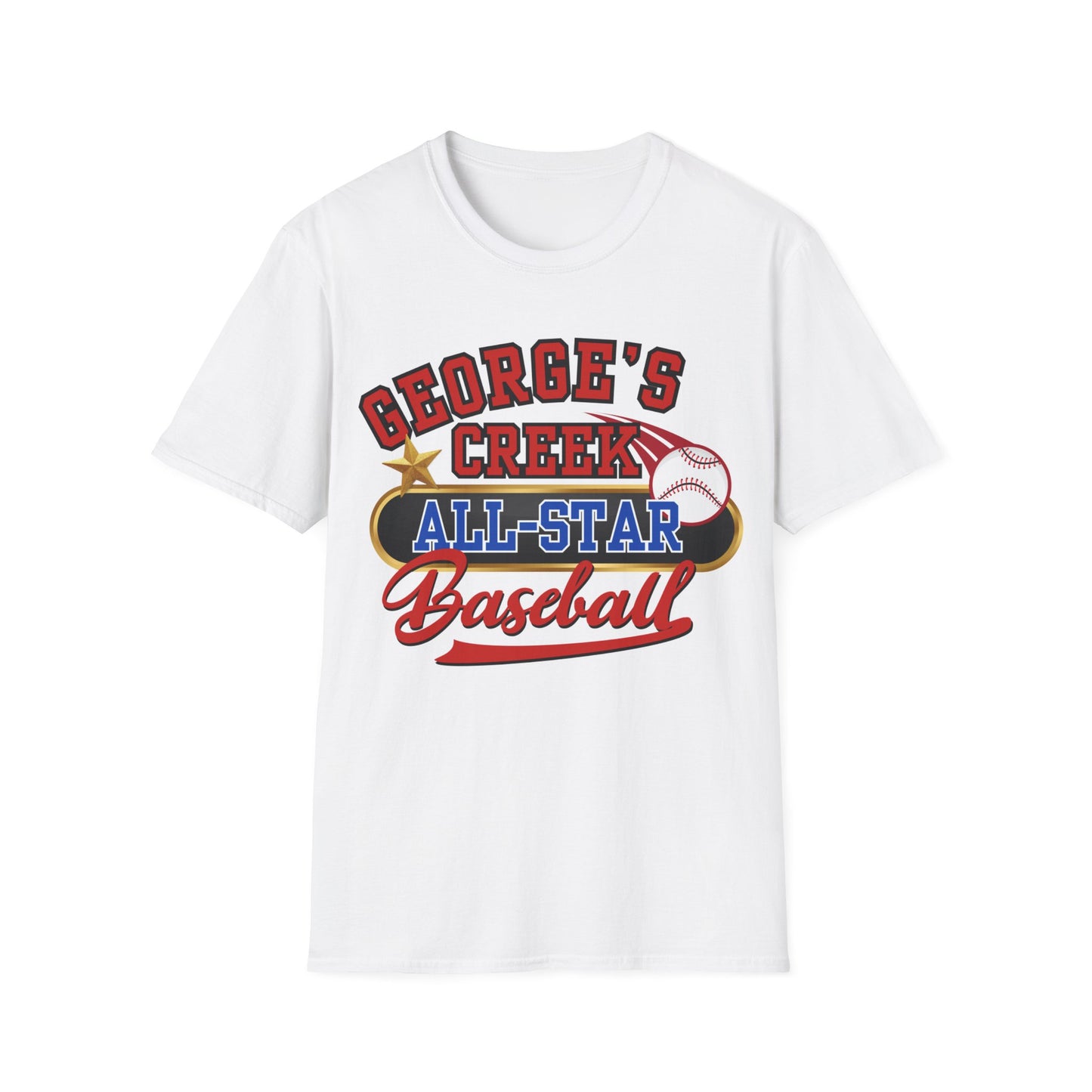 George's Creek Baseball ALL STARS T-Shirt (Front ONLY)