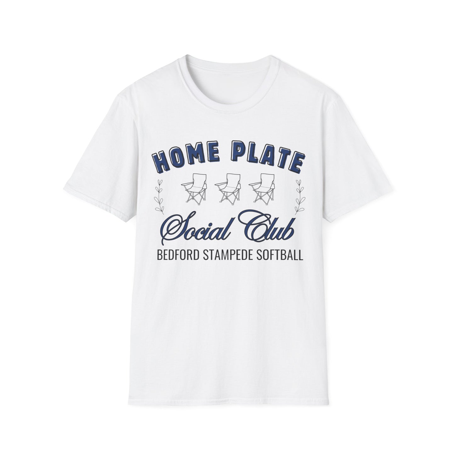 Stampede Softball Social Club Unisex T-Shirt for Parents and Grandparents, Softstyle Tee for All, Baseball Game Day Shirt, Sports Fan Apparel, Team