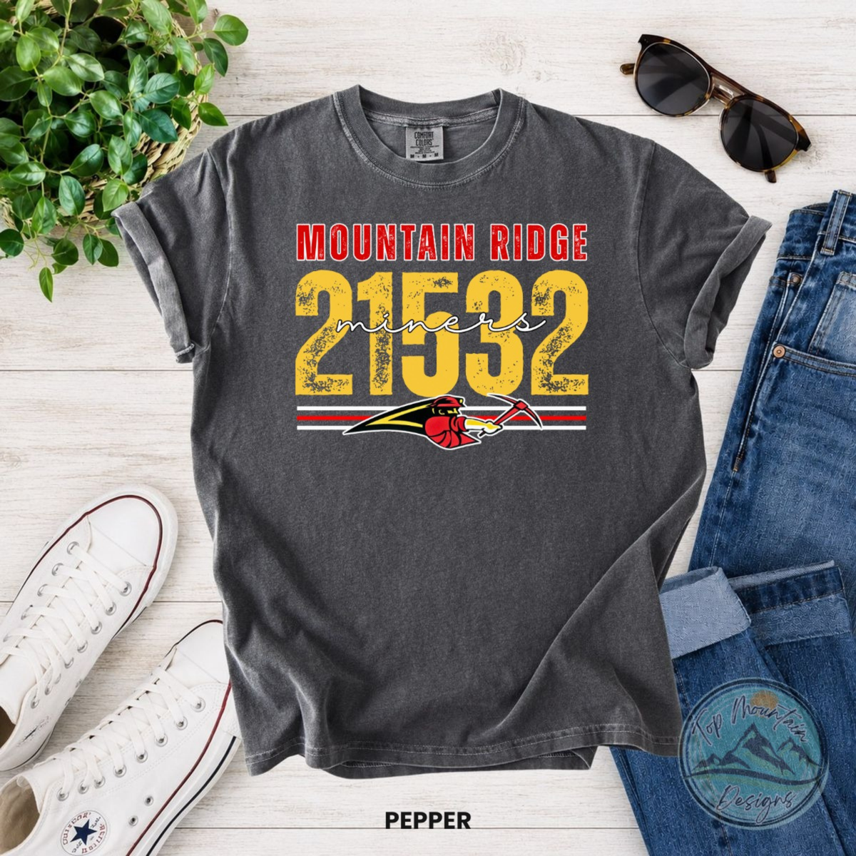 Mountain Ridge Zip Code T-Shirt