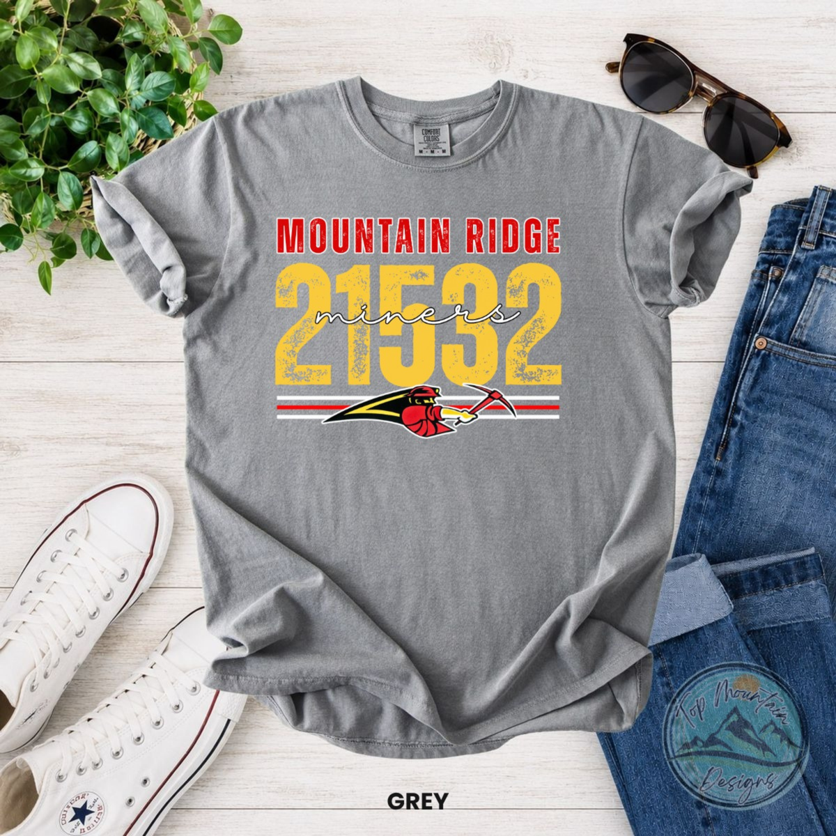 Mountain Ridge Zip Code T-Shirt