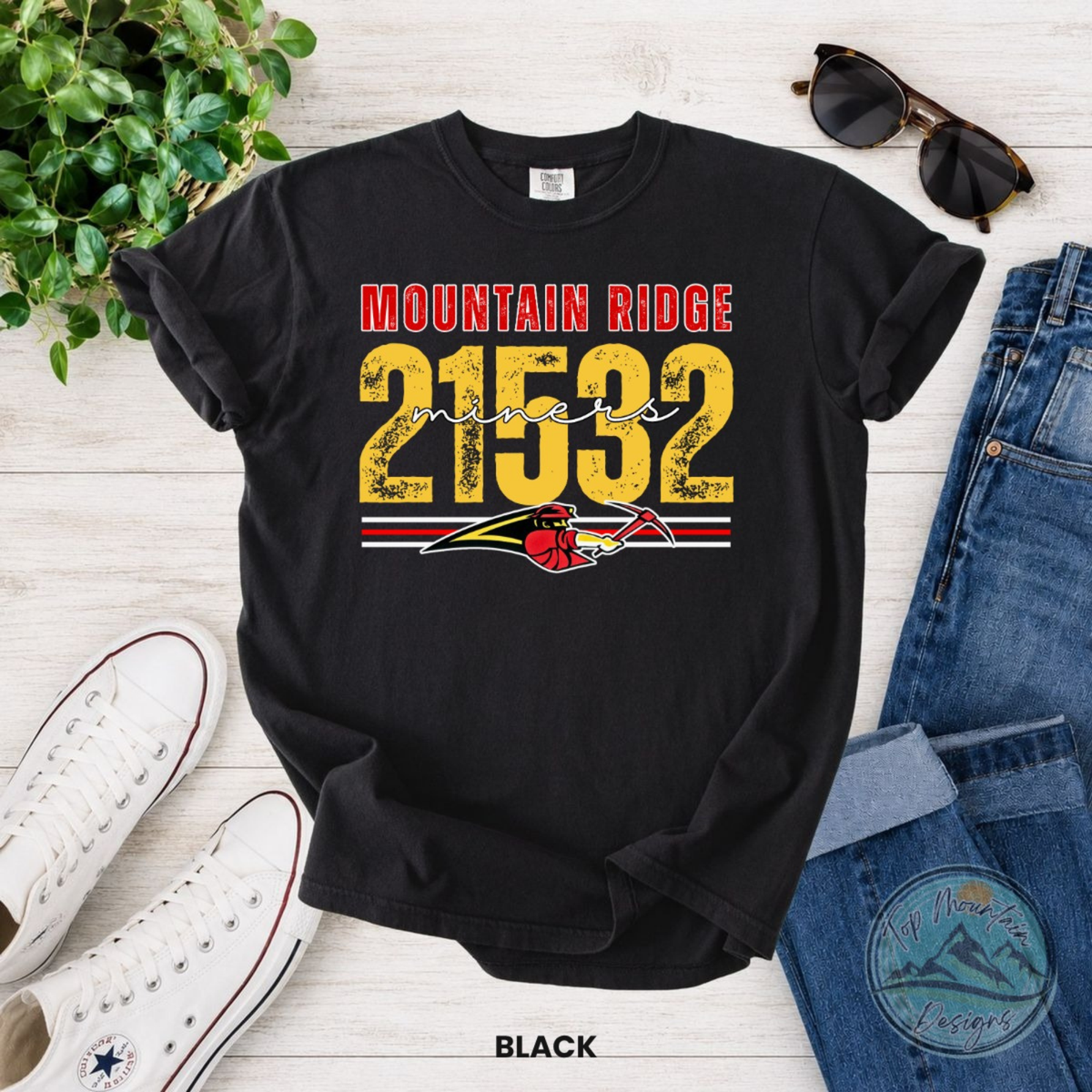 Mountain Ridge Zip Code T-Shirt