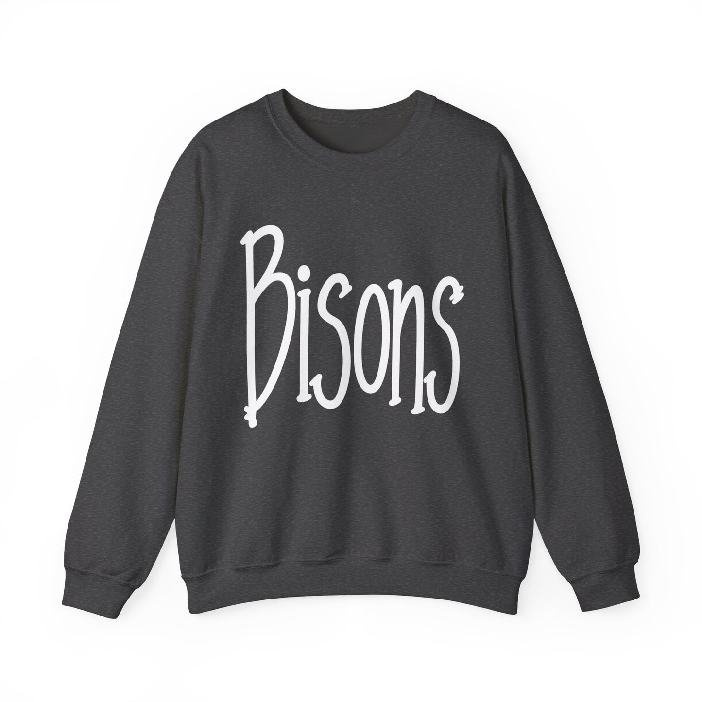 Bedford Bison CREWNECK Sweatshirt Parents Grandparents, Softball Game Day Crew Neck, Sports Fan Apparel, Team Spirit