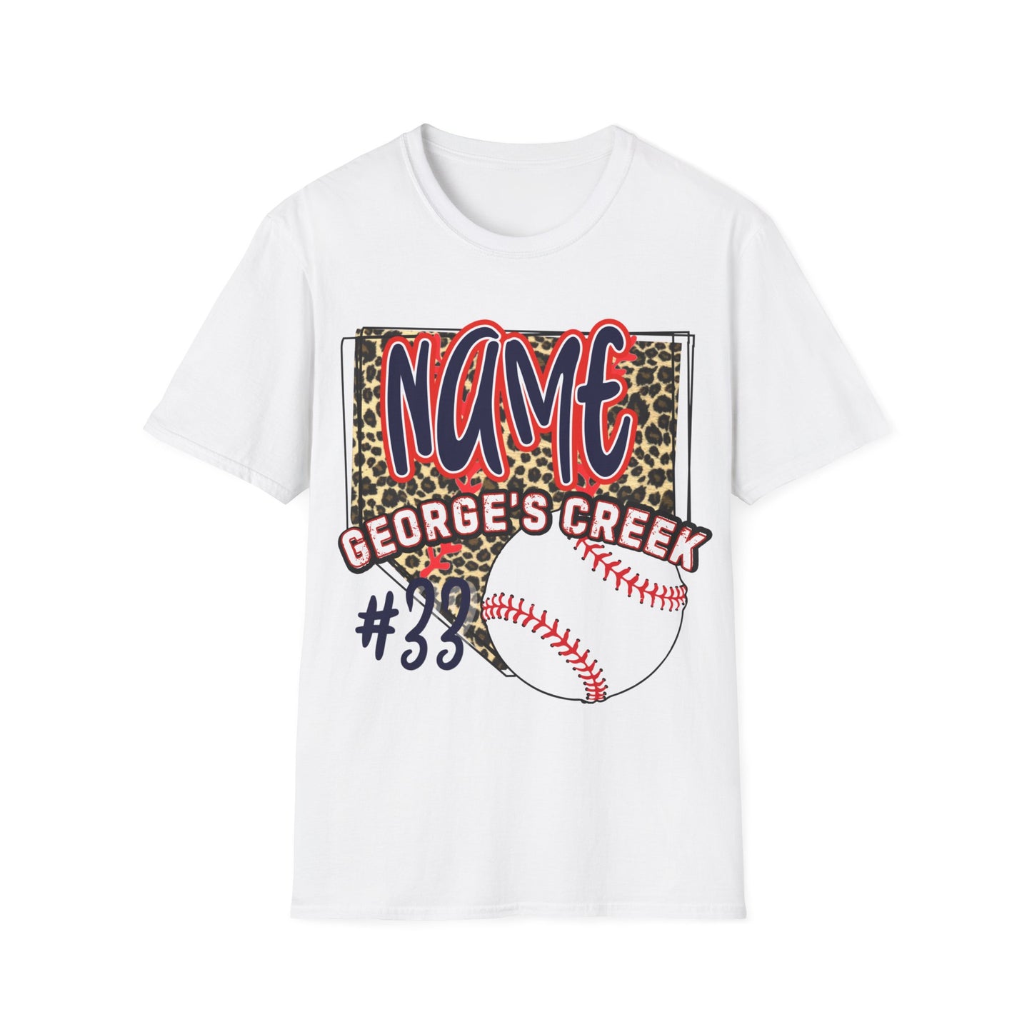 George's Creek Custom T-Shirt for Baseball with number