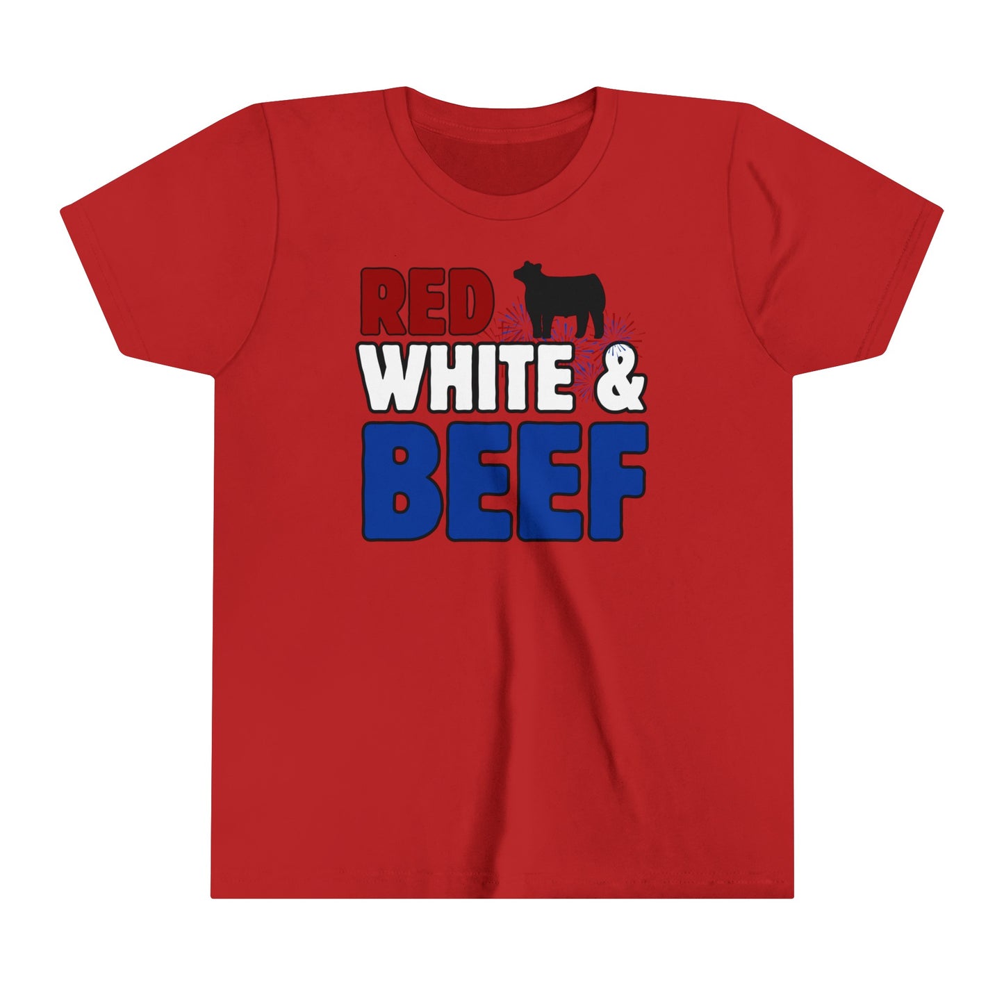 RED, WHITE & BEEF Youth Short Sleeve Tee