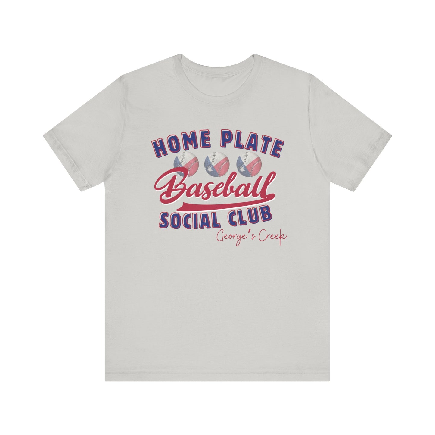 George's Creek Home Plate Baseball Social Club T-Shirt, Sideline Social Club Tee, George's Creek TShirt