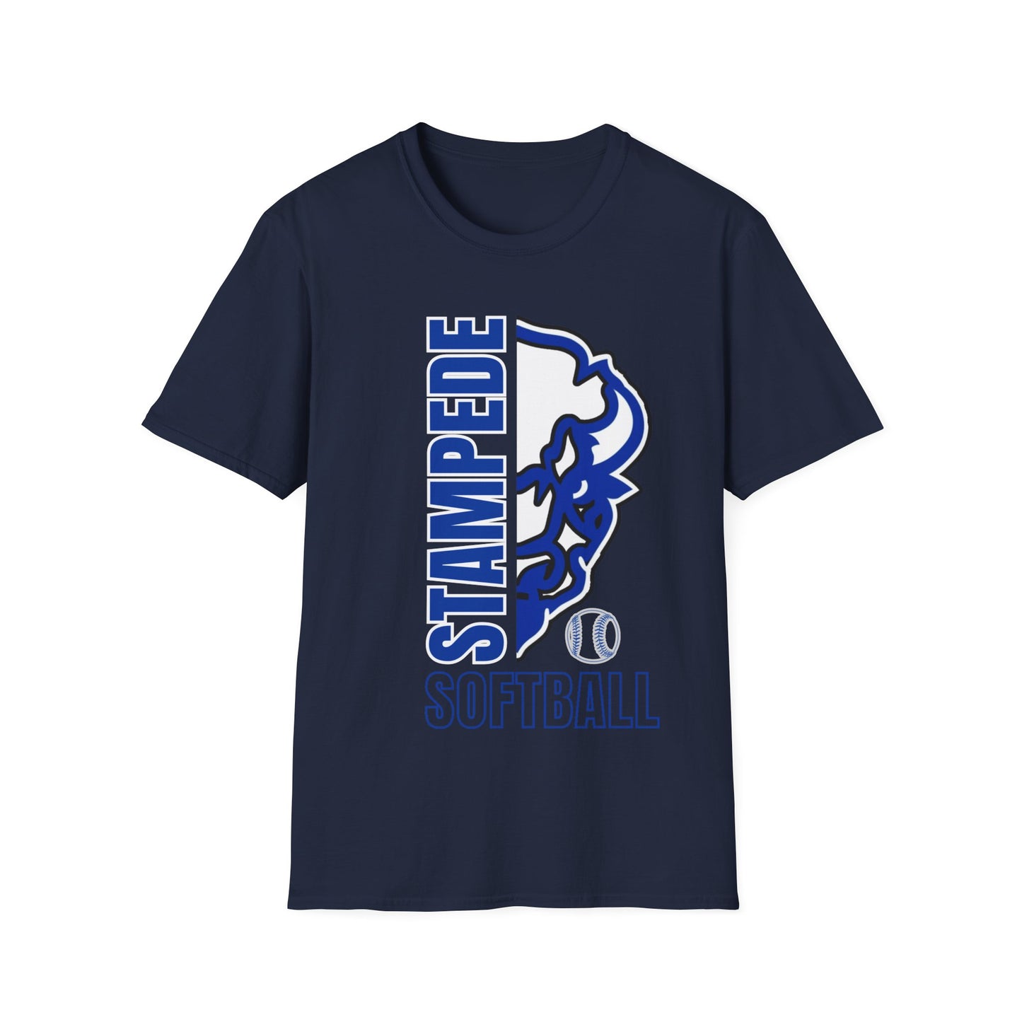 Bedford Stampede Softball Unisex Softstyle T-Shirt