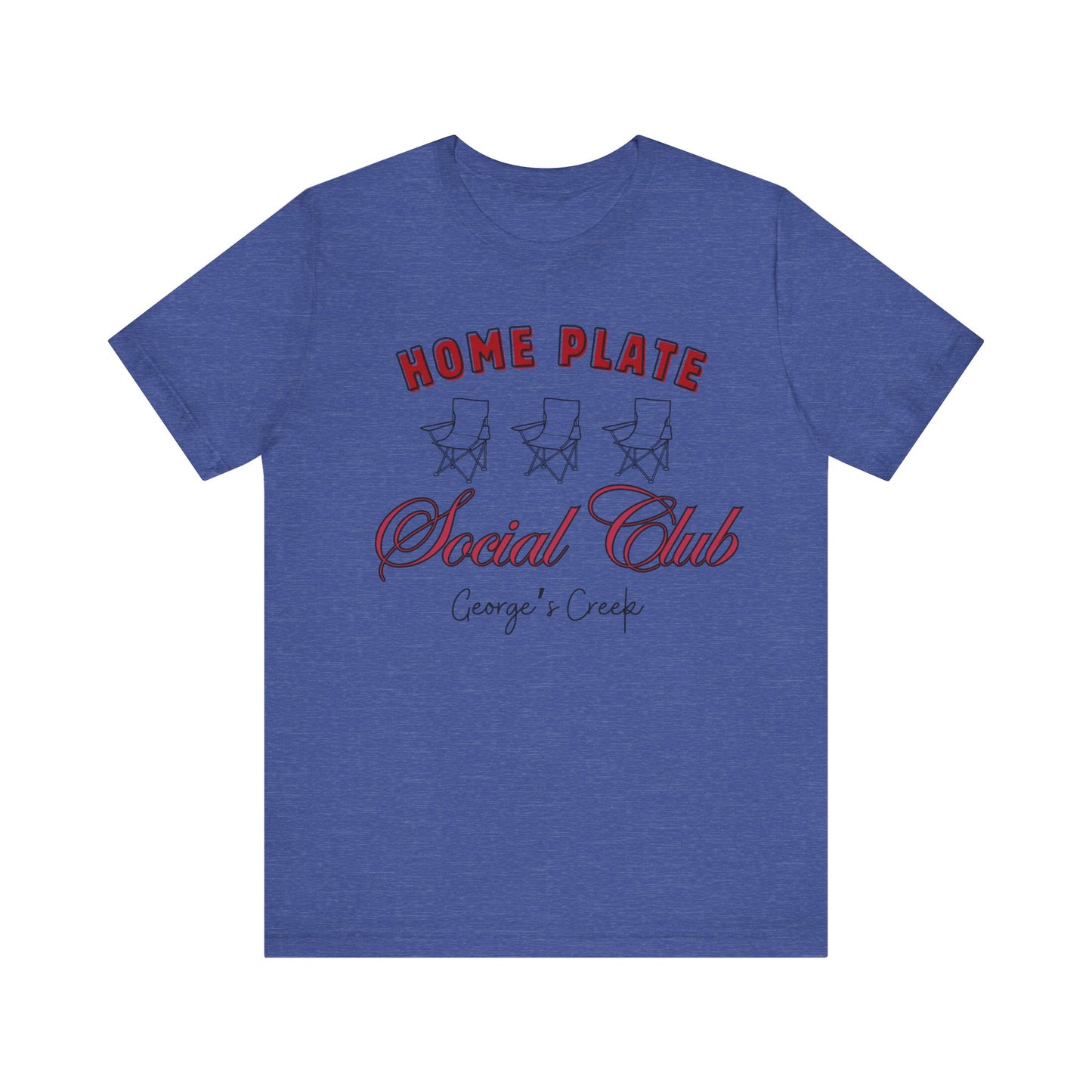 George's Creek Home Plate Baseball Social Club T-Shirt, Sideline Social Club Tee, George's Creek TShirt