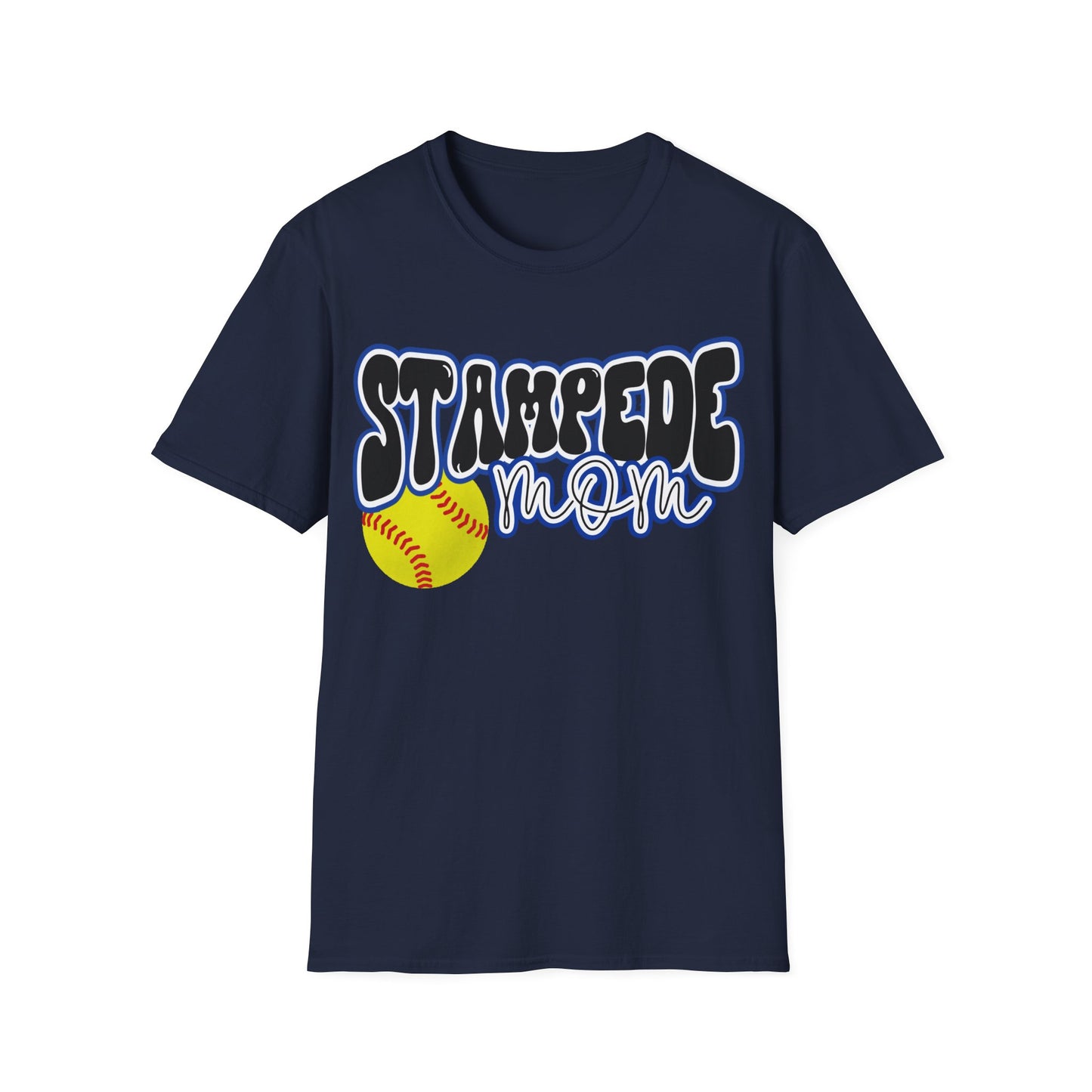 Bedford Stampede Softball Unisex Softstyle T-Shirt