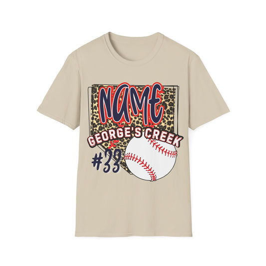 George's Creek Custom T-Shirt for Baseball with number