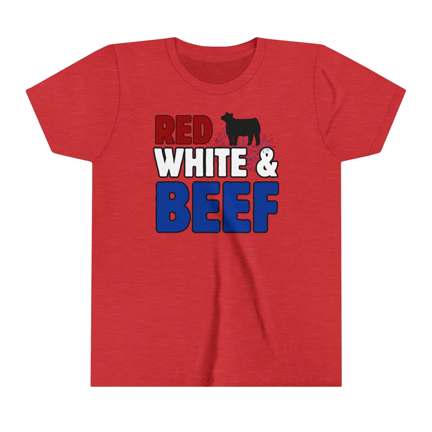 RED, WHITE & BEEF Youth Short Sleeve Tee