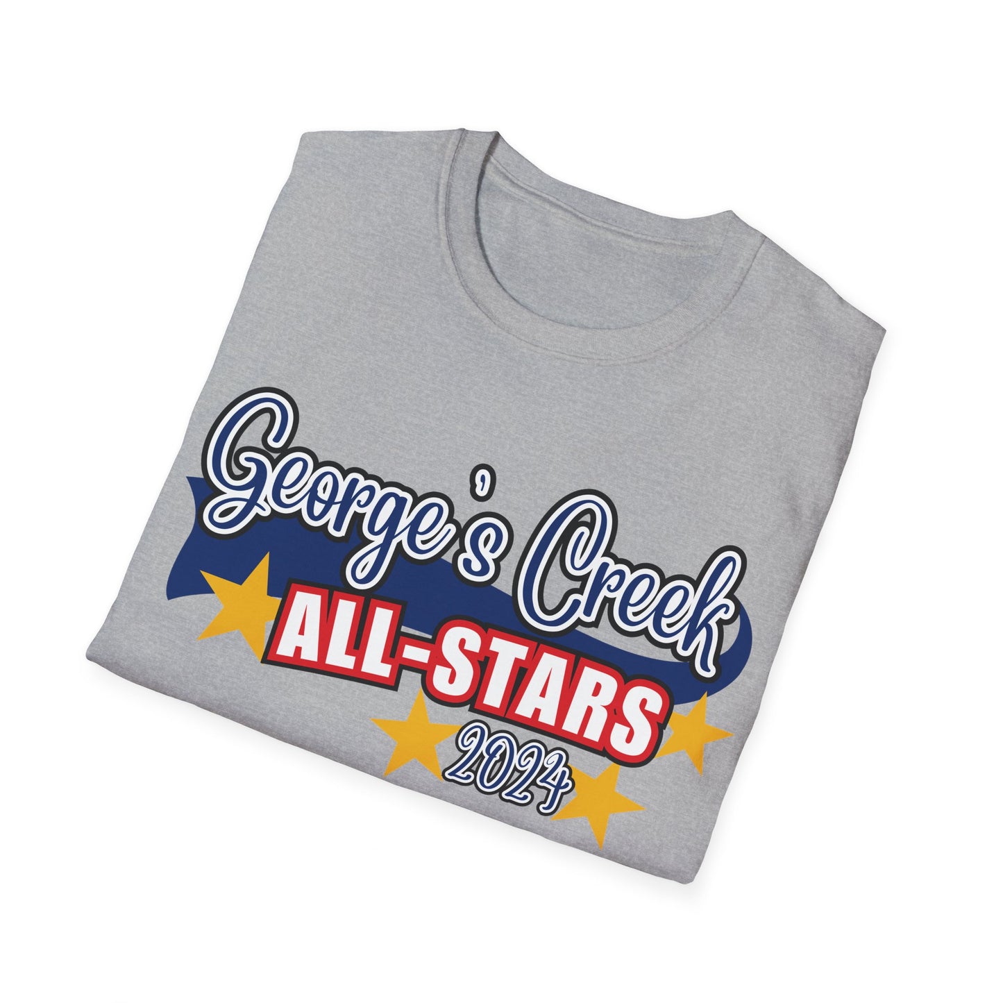 George's Creek Baseball Custom ALL STARS T-Shirt (Front & Back Print)