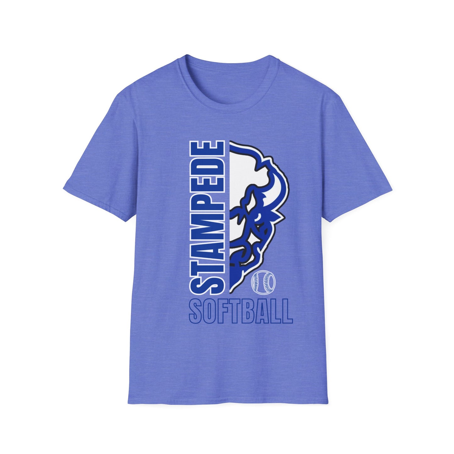 Bedford Stampede Softball Unisex Softstyle T-Shirt