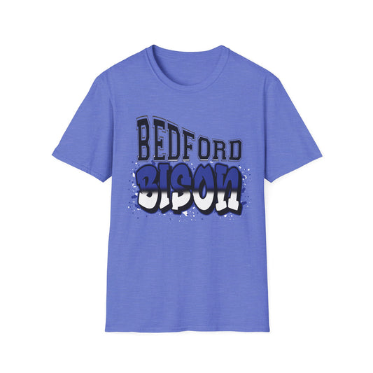 Bedford Bison School Spirit Shirt, Bison T-Shirt, Bedford Blue, Bedford PA, Bedford Team Spirit