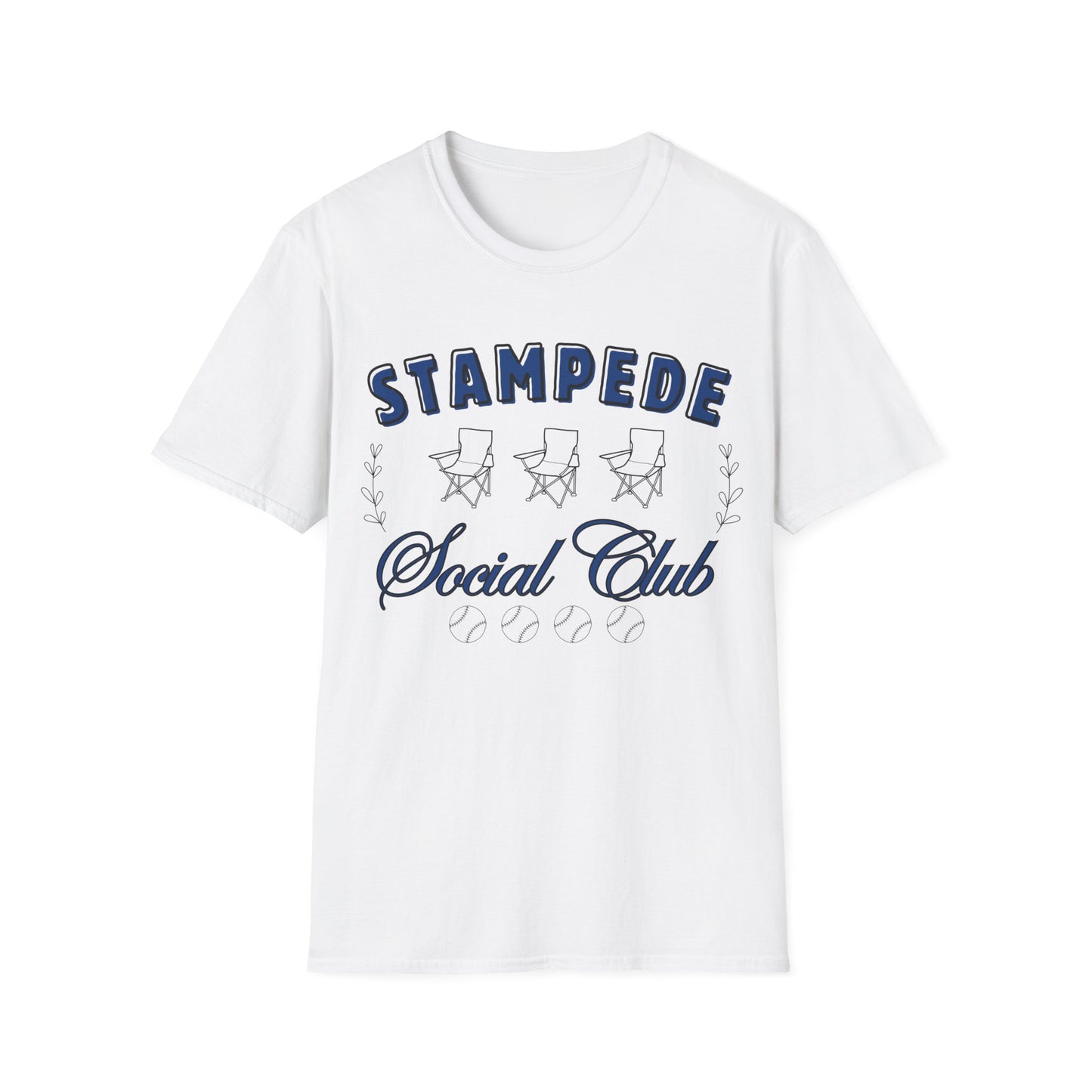 Bedford Stampede Softball Unisex Softstyle T-Shirt