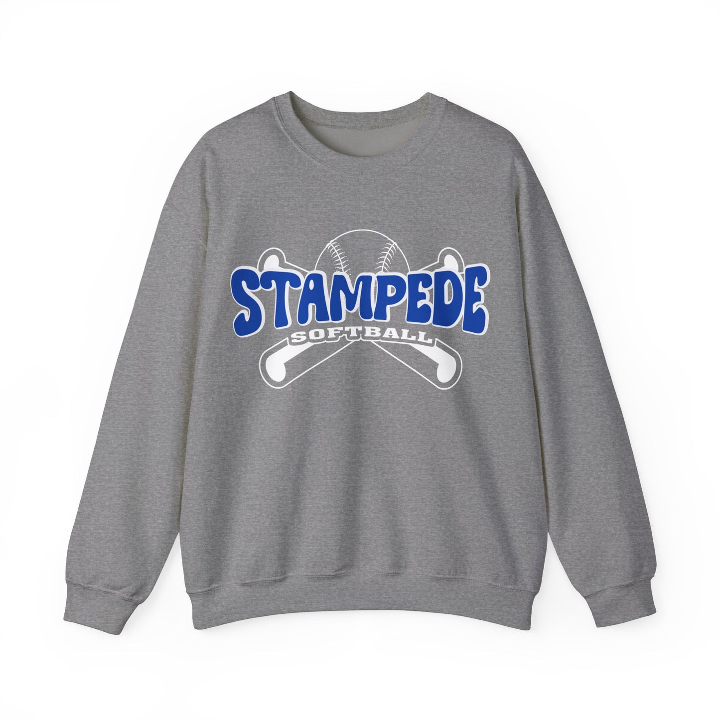 Stampede Softball CREWNECK Sweatshirt Parents Grandparents, Softball Game Day Crew Neck, Sports Fan Apparel, Team Spirit