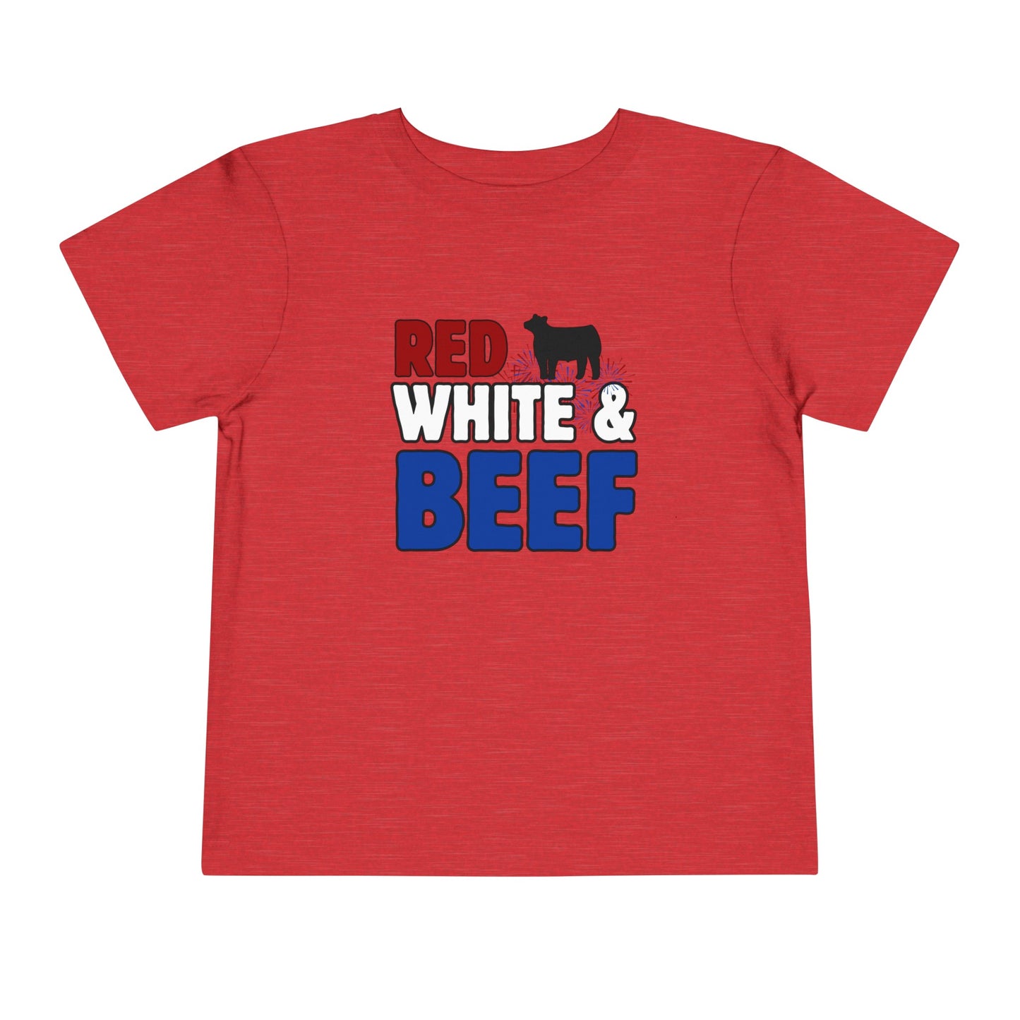 RED, WHITE & BEEF Toddler Short Sleeve Tee