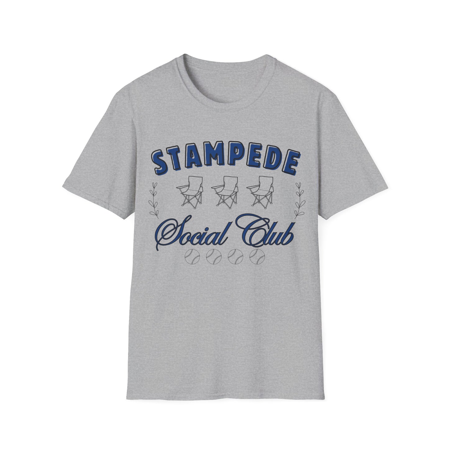 Bedford Stampede Softball Unisex Softstyle T-Shirt