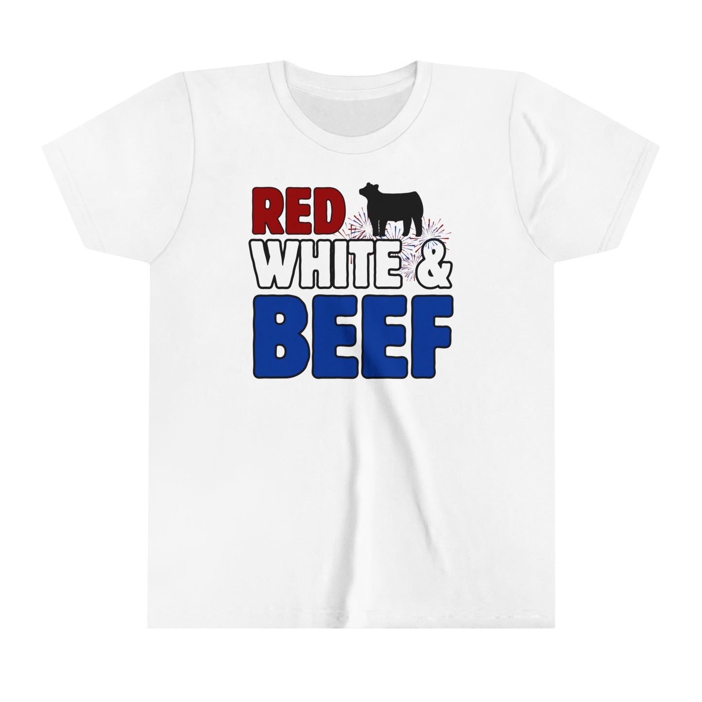 RED, WHITE & BEEF Youth Short Sleeve Tee