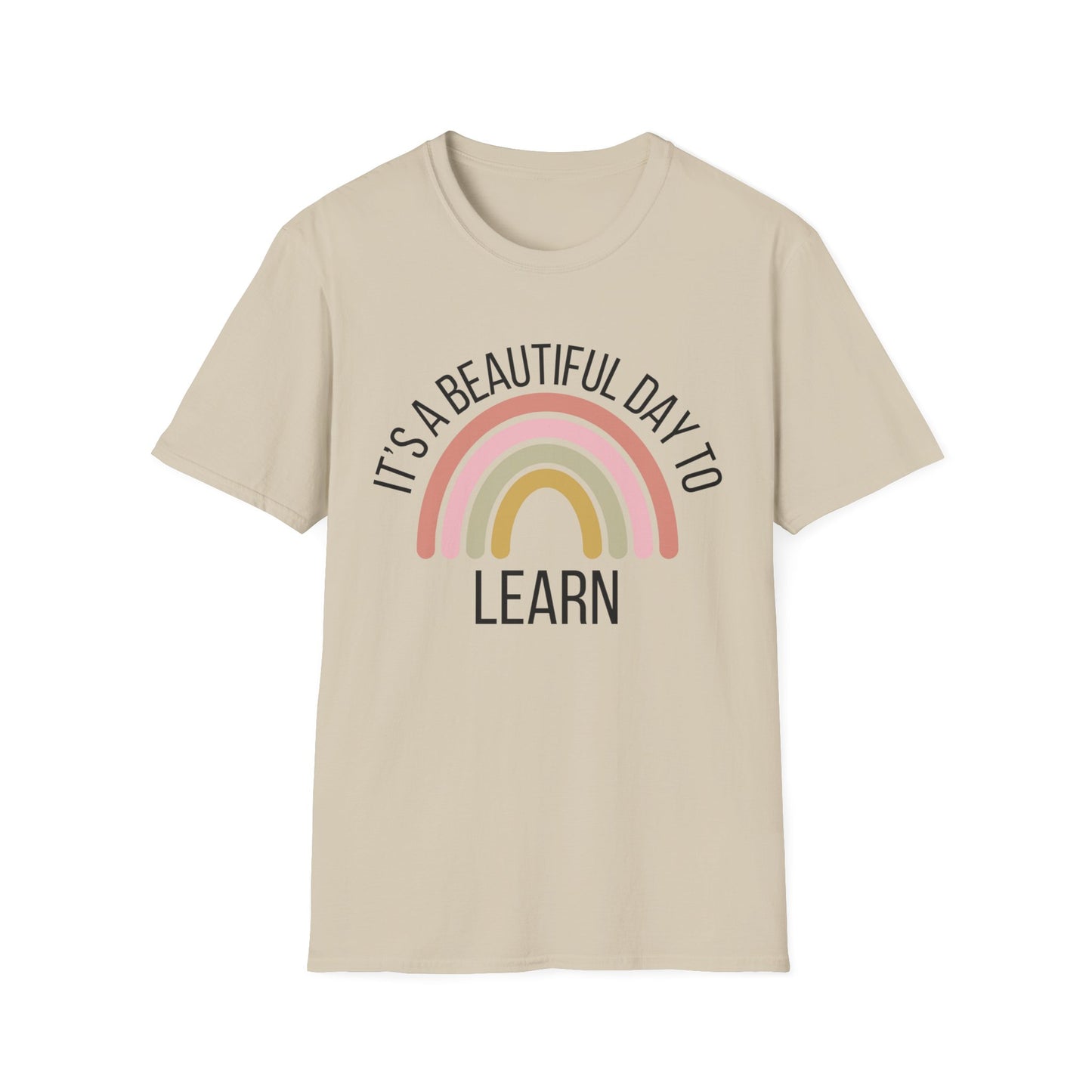 Beautiful Day to Learn Teacher shirt, Teacher week, Teacher Day Shirt, Teacher Team Shirts, Teacher gift, Rainbow Shirt, Cute Teacher Gift