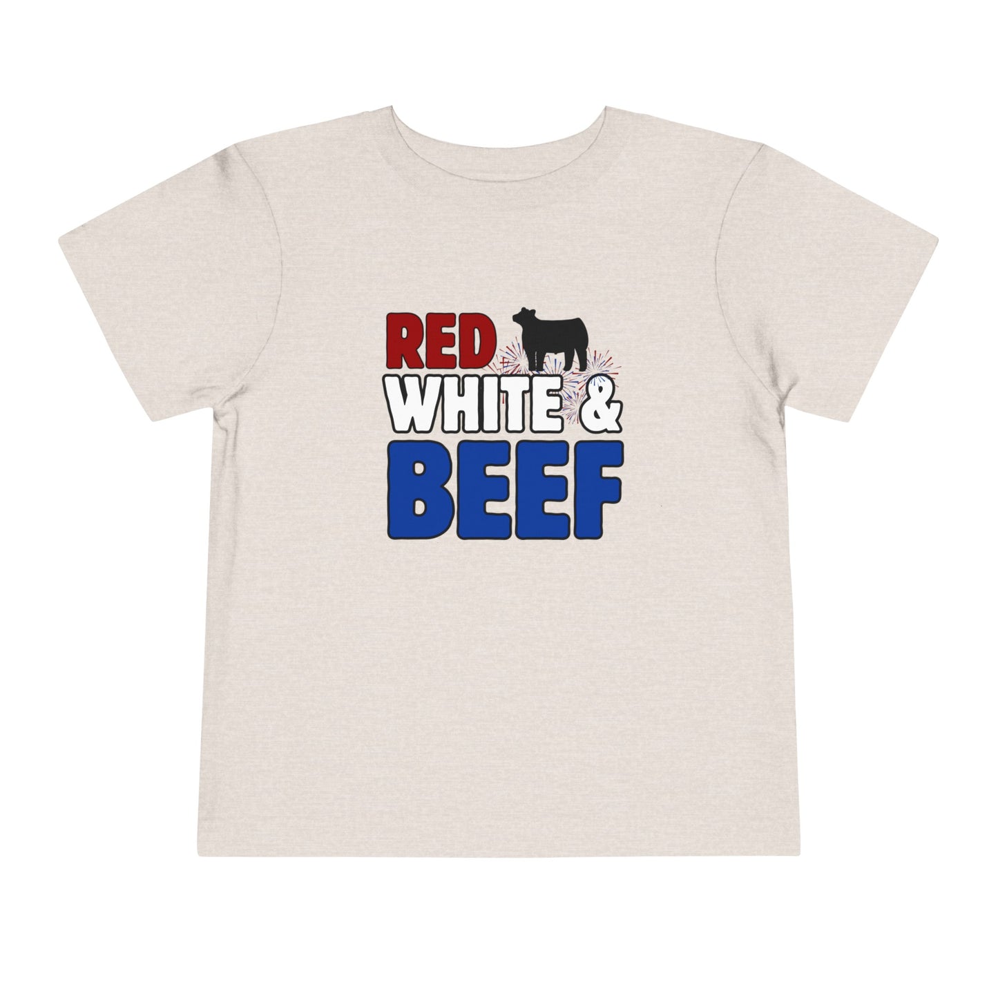 RED, WHITE & BEEF Toddler Short Sleeve Tee