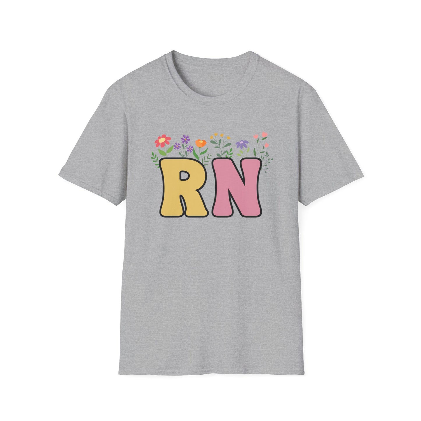 RN flower shirt, Nurse week, Nurse school, Shirt, Nurse Day Shirt, Nurse Team Shirts, nurse gift for her, Gift for nurse, Registered Nurse