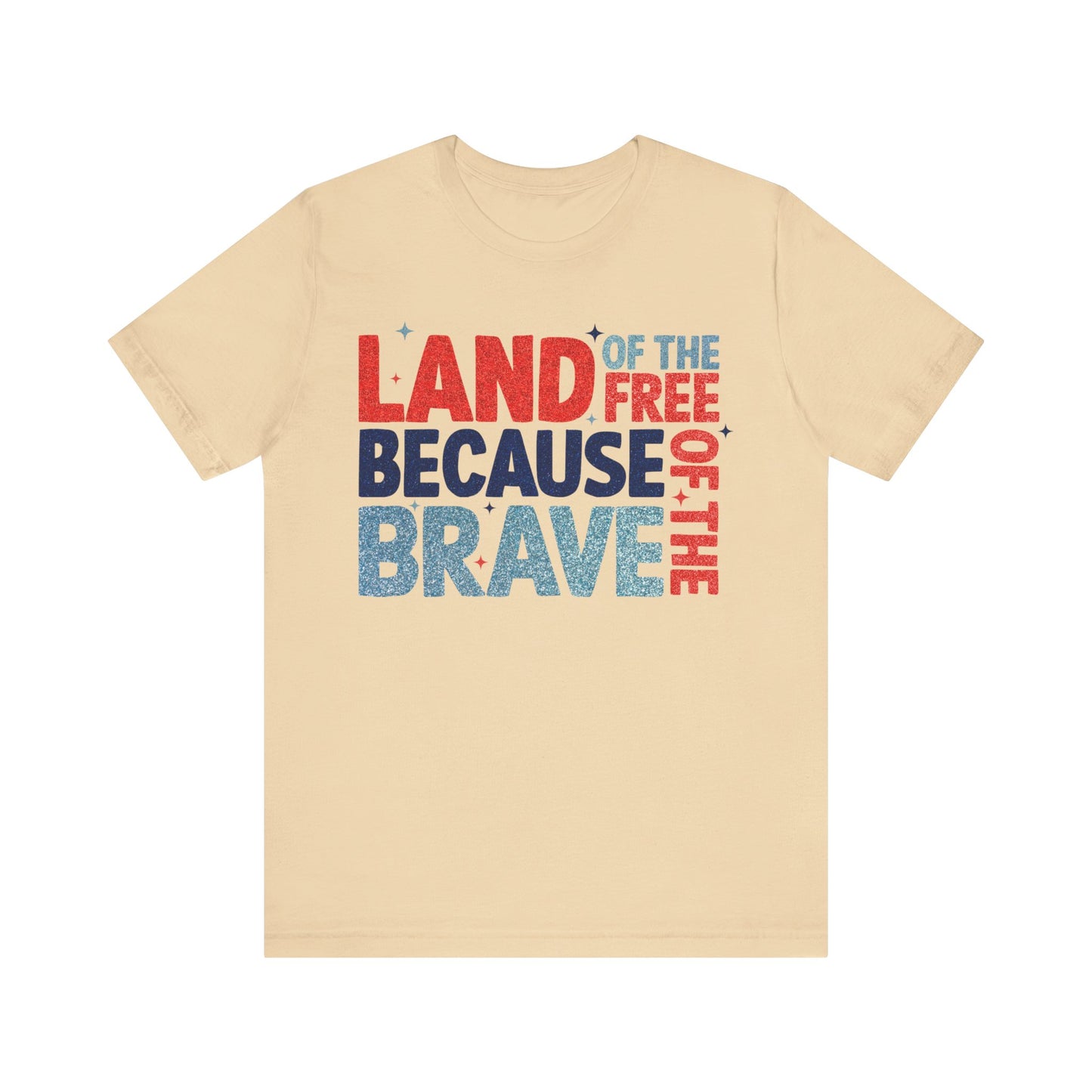 Fourth of July T-Shirt, Memorial Day Shirt, Land of the free TShirt, Independence Day Tee